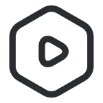 Video Octagon SVG Icon